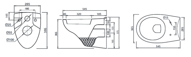 WC wisząca Taurus z podtynkową spłuczką Geberit, biała