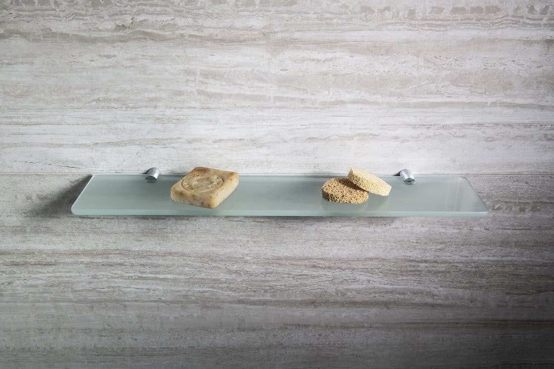 X-ROUND uchwyty do półki 8 mm, chrom (2 szt.)