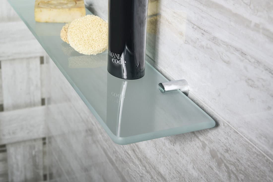 X-ROUND uchwyty do półki 8 mm, chrom (2 szt.)