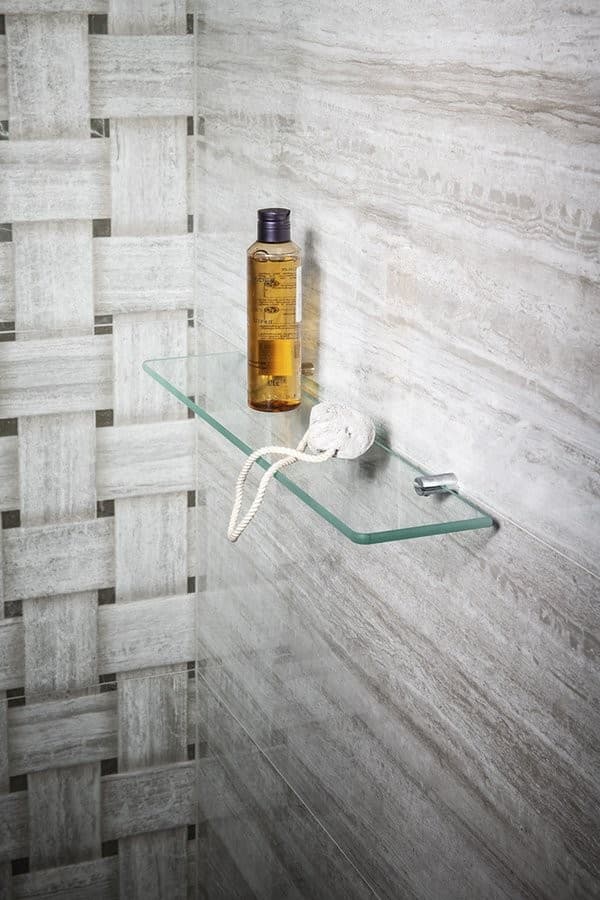 X-ROUND uchwyty do półki 8 mm, chrom (2 szt.)