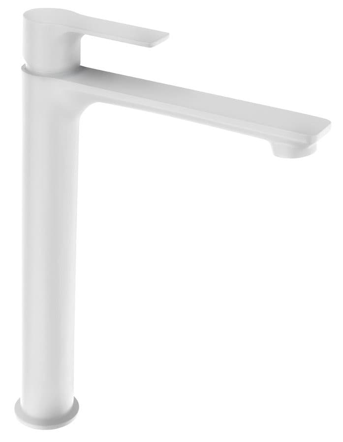 PAX wysoka bateria umywalkowa z przedłużoną wylewką matowa