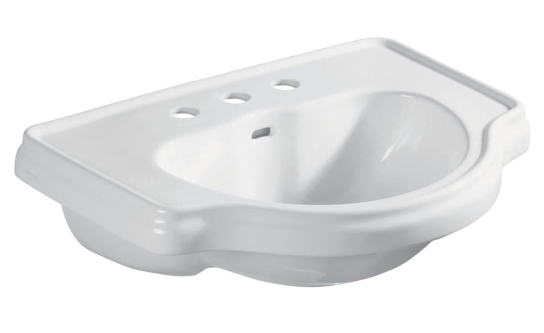 RETRO umywalka ceramiczna wpuszczana w blat 62x45,5cm