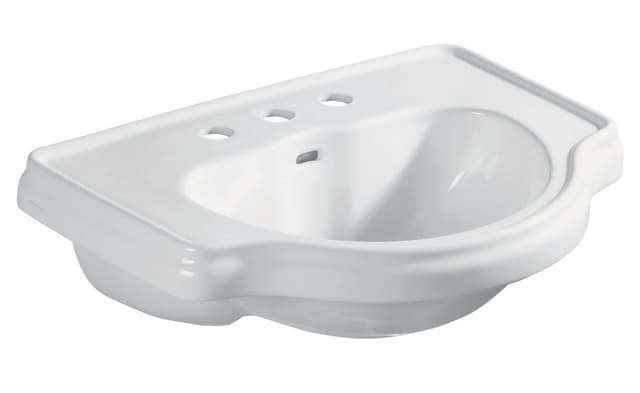 RETRO umywalka ceramiczna wpuszczana w blat 62x45,5cm