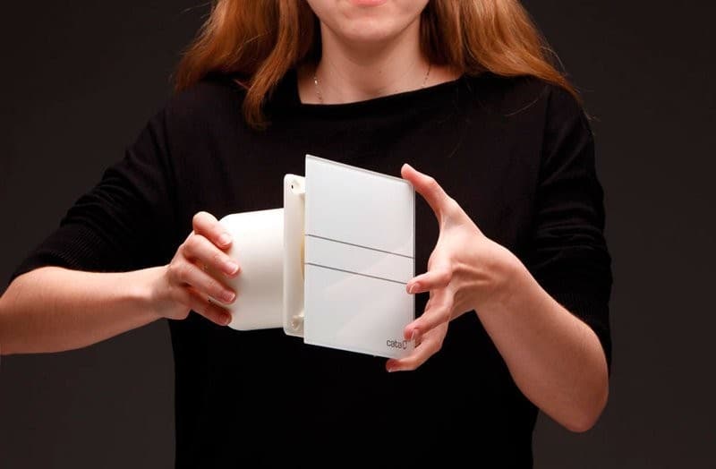 E-120 GTH wentylator łazienkowy HYGRO z timerem, 120mm