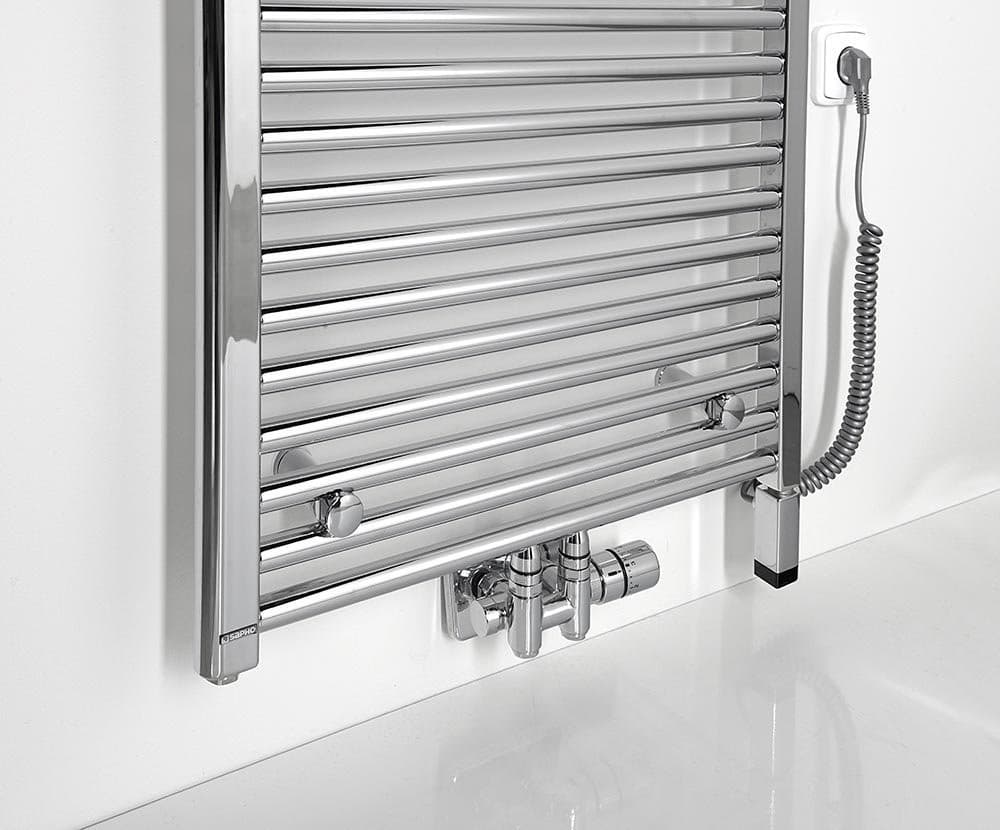 ONE D grzałka elektryczna z termostatem, 300 W, chrom