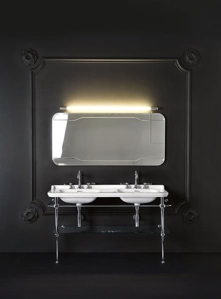 WALDORF umywalka ceramiczna podwójna 150x55cm