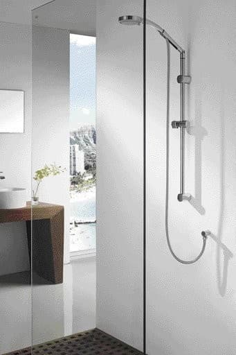 TILA zestaw prysznicowy z mydelniczką i uchwytem przesuwnym