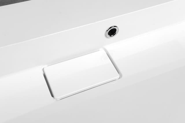 AMUR umywalka kompozytowa 90x46cm z pokrywą odpływu