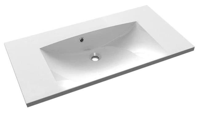 MARIA umywalka kompozytowa 90x46cm bez otworu na baterię