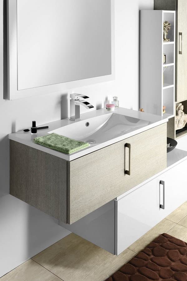 MARIA umywalka kompozytowa 90x46cm bez otworu na baterię