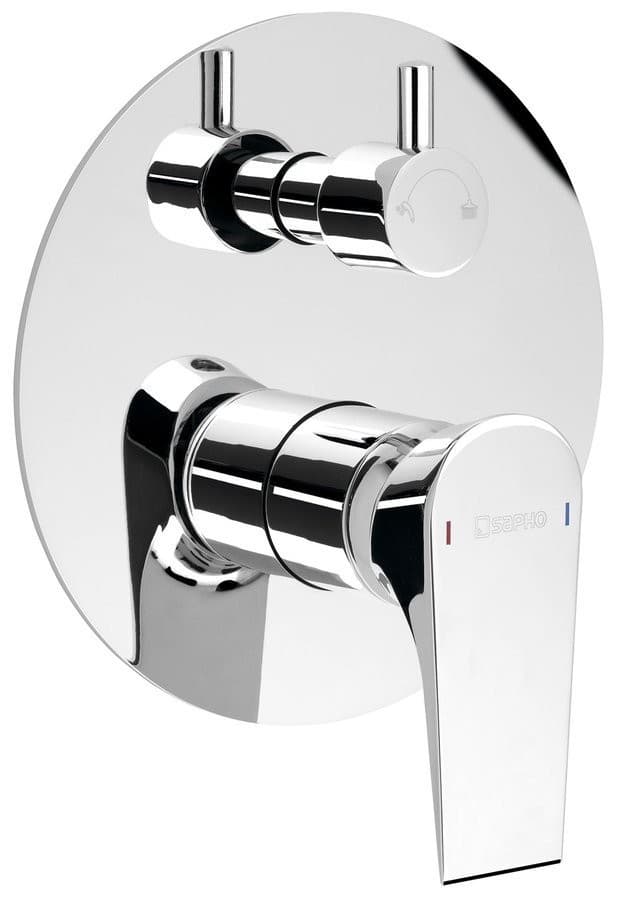 AXAMITE bateria prysznicowa podtynkowa, 2 wyjścia, chrom