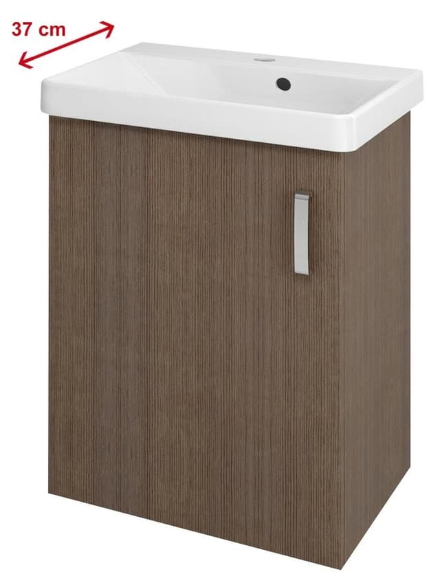 THEIA szafka umywalkowa 50,9x70x35cm, lewa, sosna rustykalna