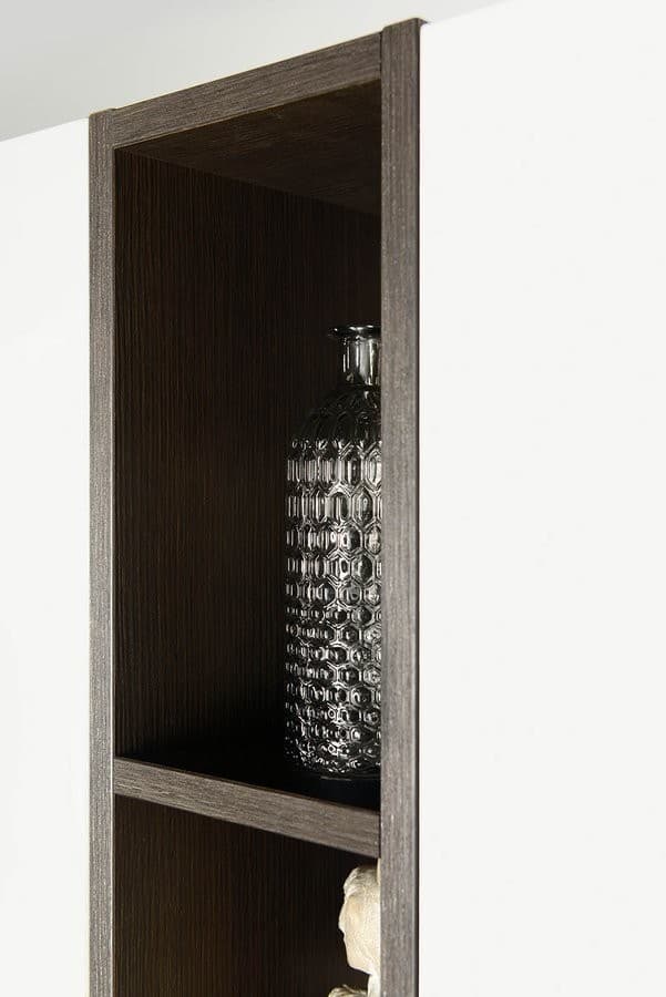 ESPACE wysoki słupek otwarty z półkami, 30x172x32cm