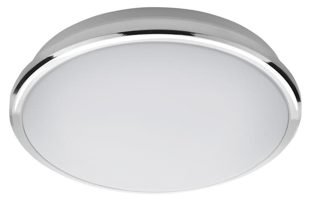 SILVER lampa sufitowa LED 28cm, 10W, zimna biała, chrom