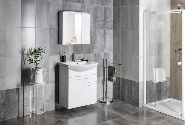 ZOJA szafka umywalkowa 61,5x74x32cm, 2 drzwi, 1 szuflada