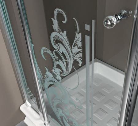 RETRO brodzik prysznicowy ceramiczny półokrągły 90x90cm R550