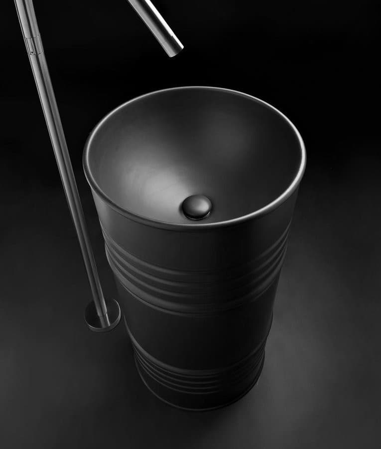 BARREL umywalka ceramiczna wolnostojąca 42x90x42cm