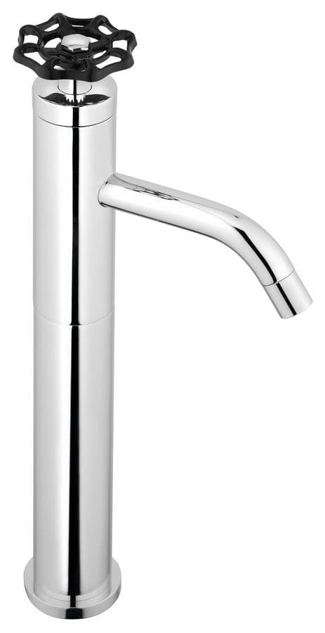 INDUSTRY wysoka bateria umywalkowa, chrom/czarny, 332 mm