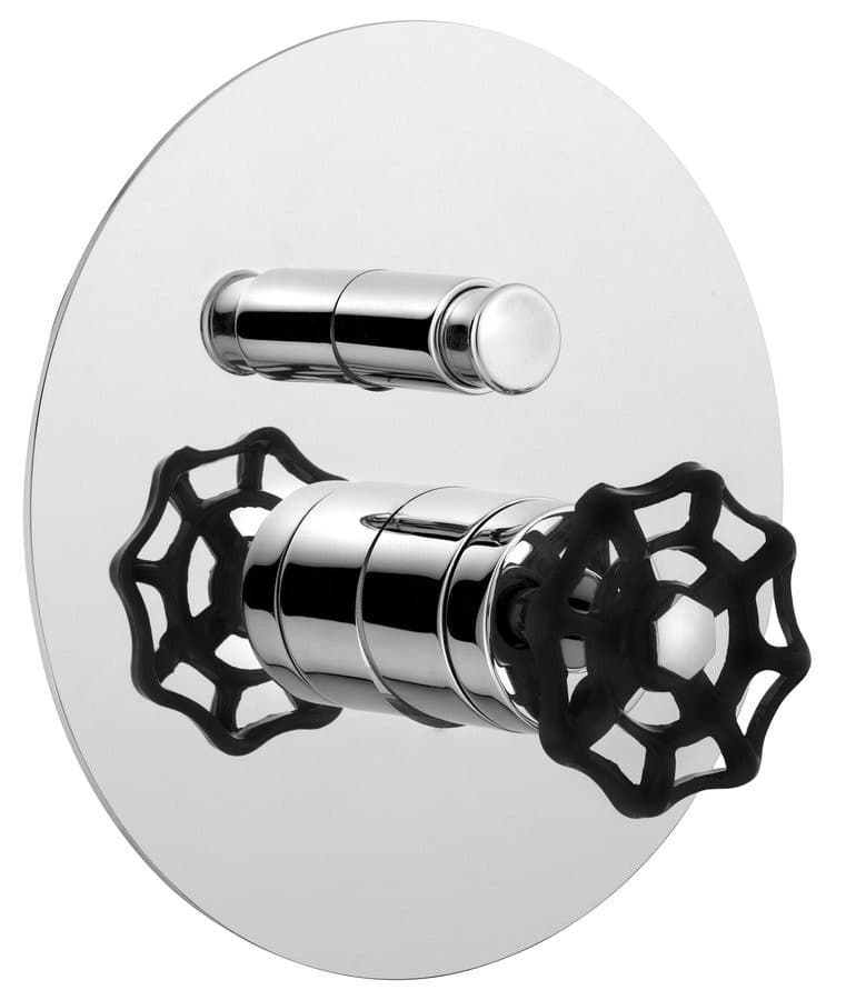 INDUSTRY bateria prysznicowa podtynkowa, 2 wyjścia, chrom