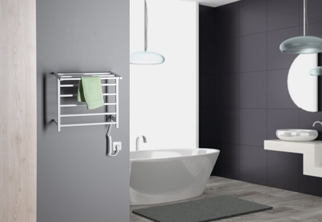 ELZOR elektryczna suszarka na ręczniki, 500x470 mm, 60 W