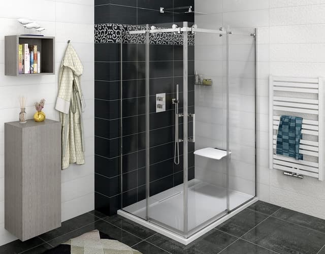DRAGON kabina prysznicowa 800x900mm L/P, bezprofilowa