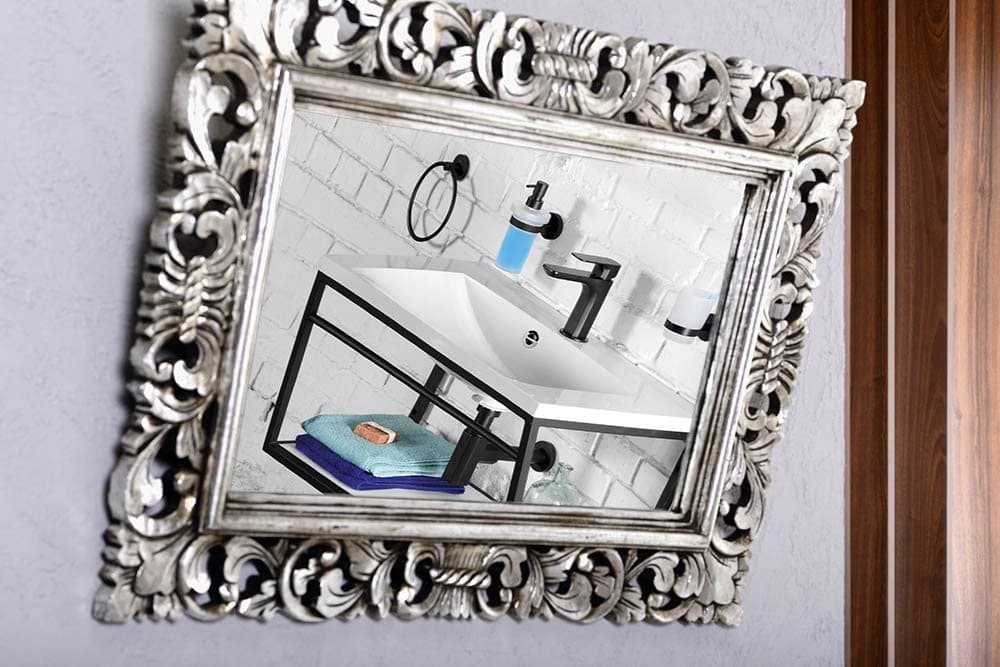 MARIA umywalka kompozytowa 75x46cm bez otworu biała