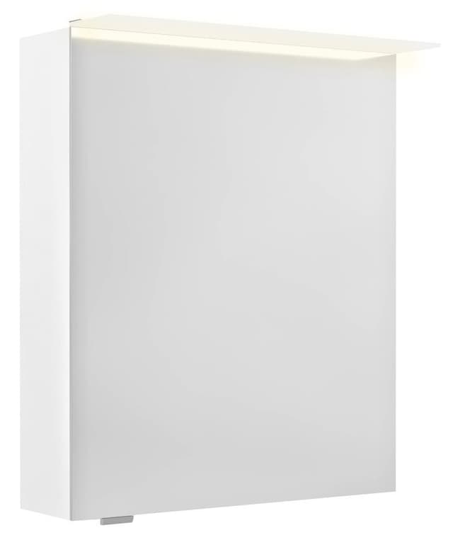 LINEX szafka z lustrem z LED, 60x70x15cm, uniwersalna