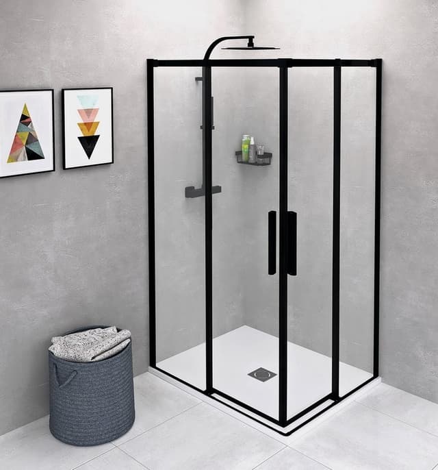 ALTIS LINE BLACK kabina prysznicowa 1000x800 mm, L/R