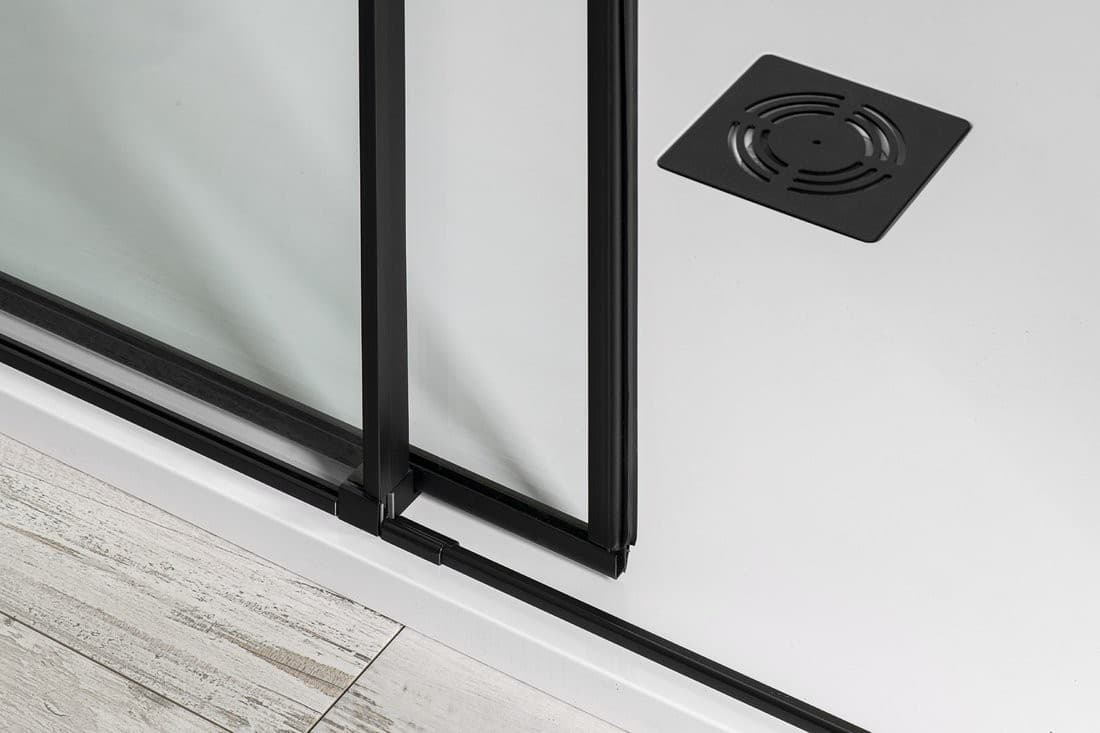 ALTIS LINE BLACK kabina prysznicowa 1000x800 mm, L/R