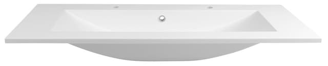 YUKON umywalka kompozytowa 120x45cm z 2 otworami