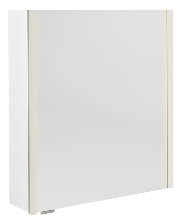 ALIX szafka z lustrem i LED, 66x70 cm, uniwersalna