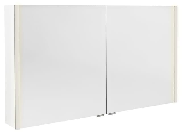 ALIX szafka z lustrem LED, 126x70x17,5cm, biały