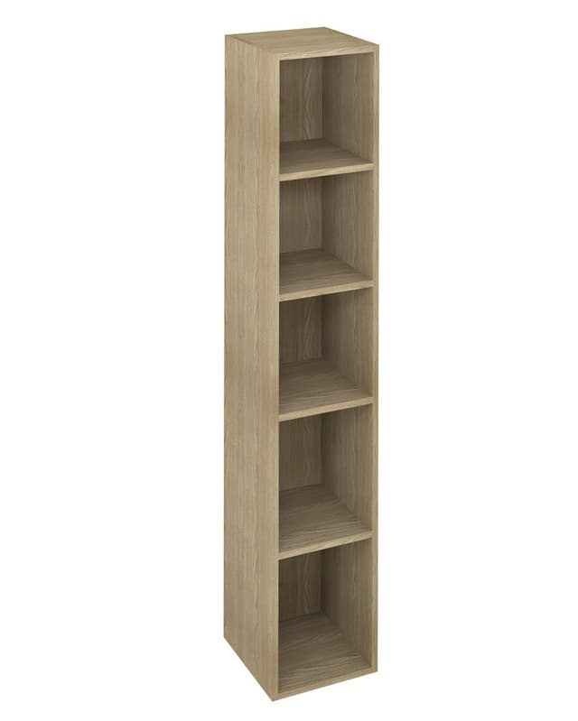 ESPACE wysoki słupek otwarty z półkami Wiąz Bardini 30x172x32cm