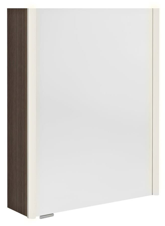 ALIX szafka z lustrem z oświetleniem LED, 56x70cm (sosna rustykalna)