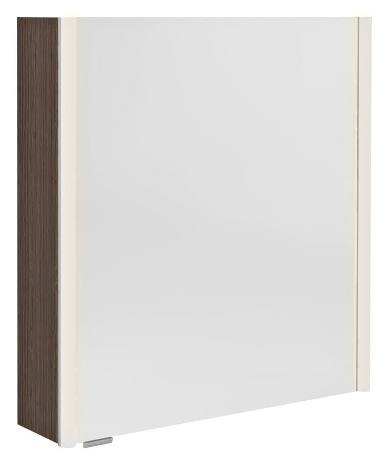 ALIX szafka z lustrem z oświetleniem LED 66x70cm sosna rustykalna