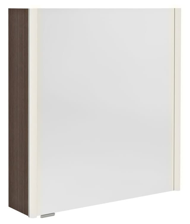 ALIX szafka z lustrem z oświetleniem LED 66x70cm sosna rustykalna