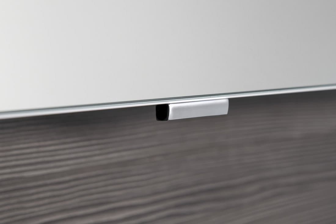 CLOE szafka z lustrem LED, 80x50x18cm, sosna rustykalna