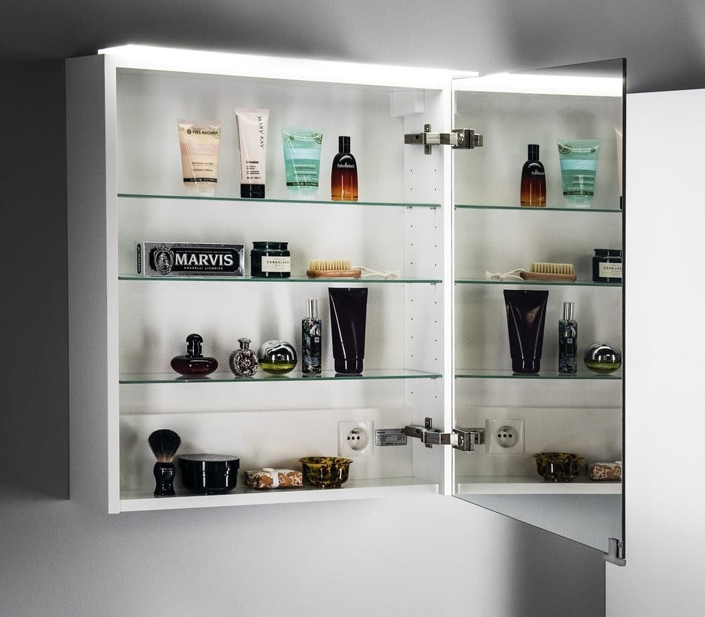 LINEX szafka z lustrem z oświetleniem LED 60x70 cm