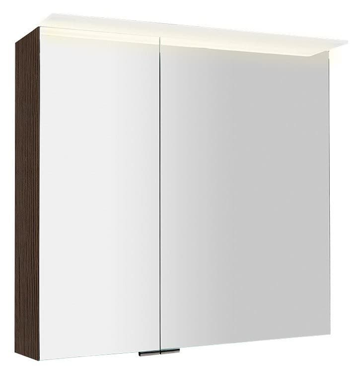 LINEX szafka z lustrem LED 80x70 cm sosna rustykalna