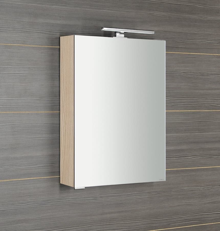 MIRRÓ szafka z lustrem LED 50x70, uniwersalne otwieranie