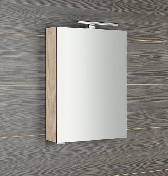 MIRRÓ szafka z lustrem LED 50x70, uniwersalne otwieranie