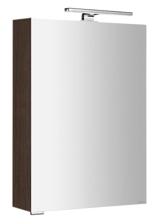 MIRRÓ szafka z lustrem LED 50x70cm, lewa/prawa, sosna rustykalna