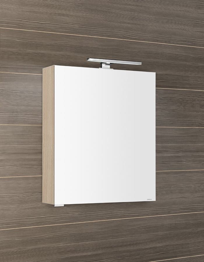 MIRRÓ szafka z lustrem LED 60x70x16cm lewa/prawa