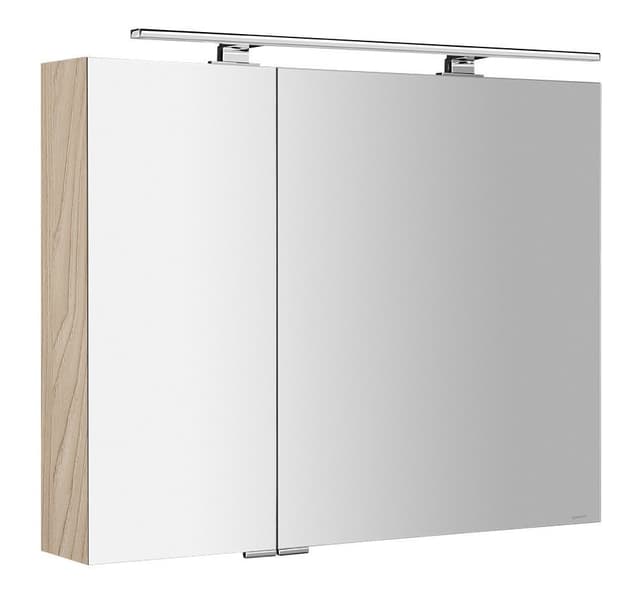 MIRRÓ szafka z lustrem LED 90x70 z wiązu Bardini