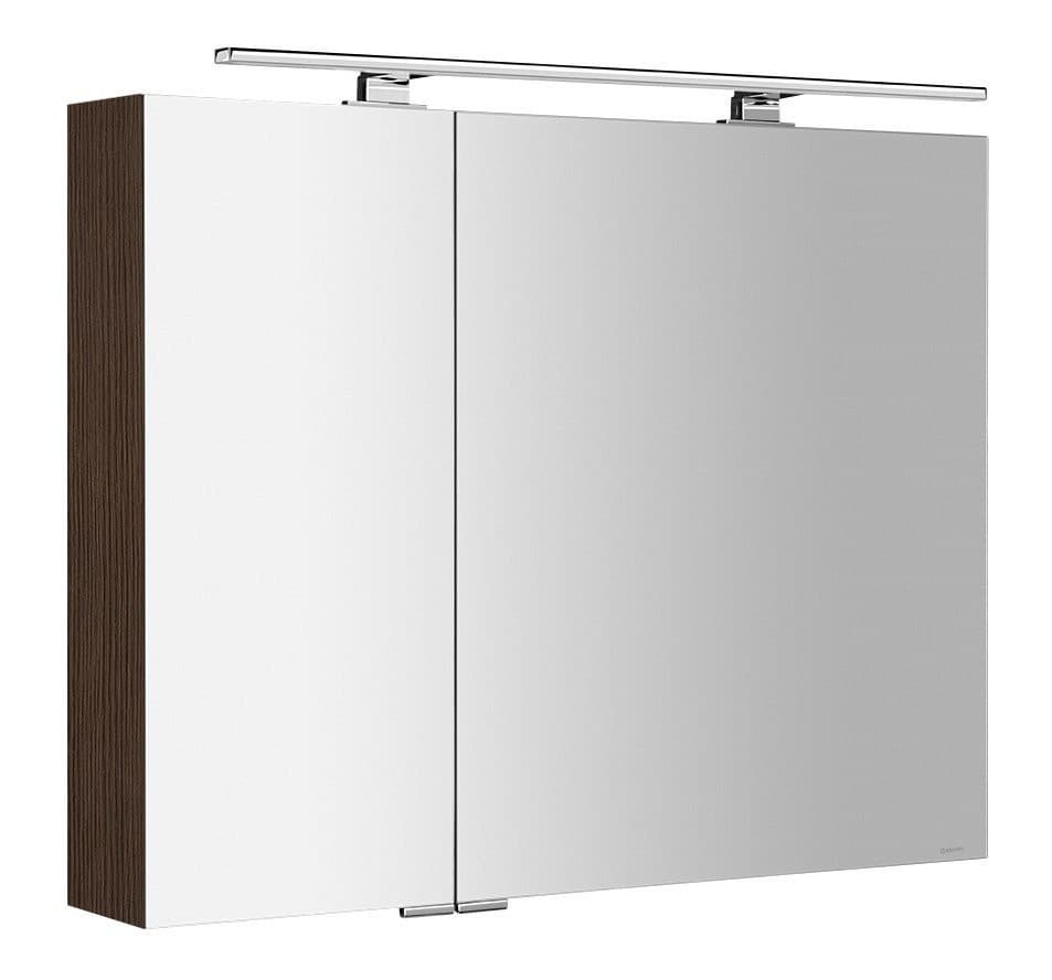 MIRRÓ szafka z lustrem LED, sosna rustykalna 90x70x16cm