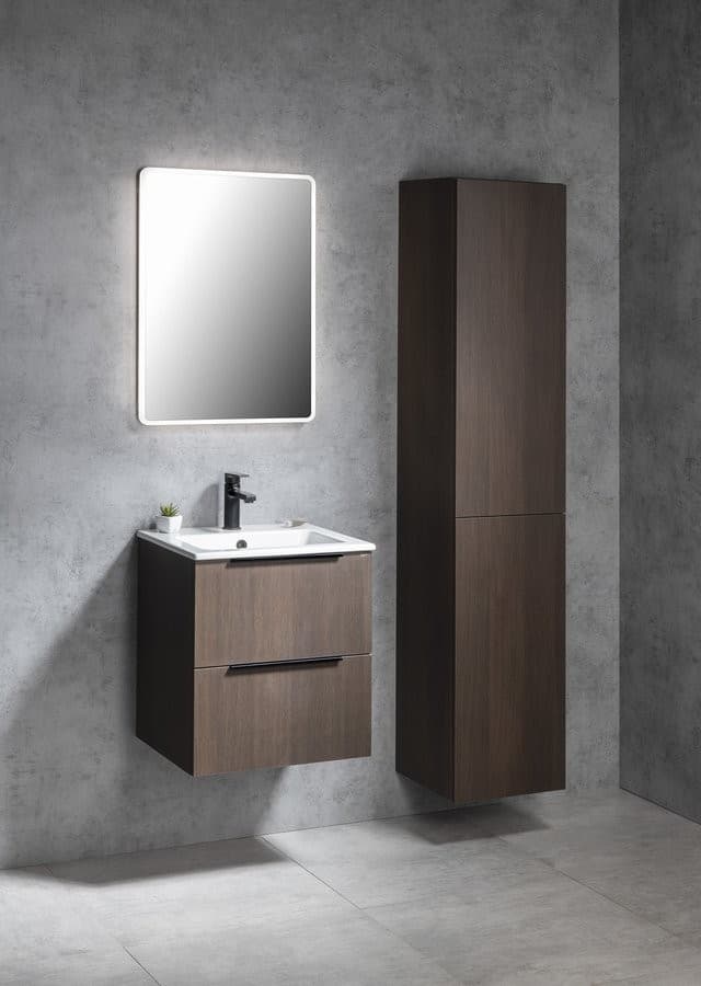 ESPACE słupek wysoki 35x172 cm, 2 drzwiczki, sosna rustykalna