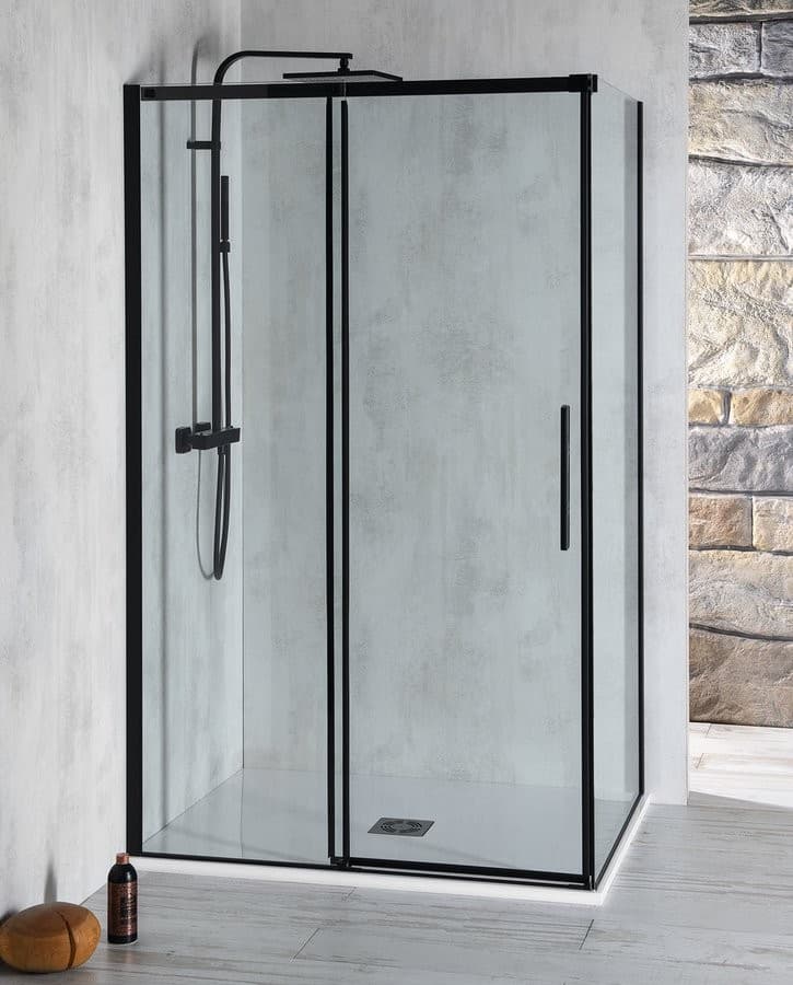 ALTIS LINE BLACK prostokątna kabina prysznicowa 1200x1000 mm