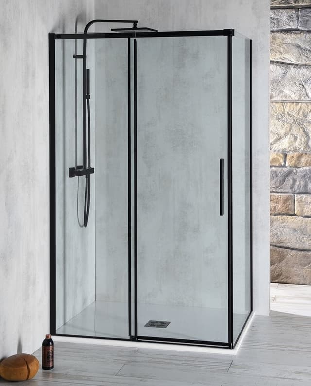 ALTIS LINE BLACK prostokątna kabina prysznicowa 1200x1000 mm