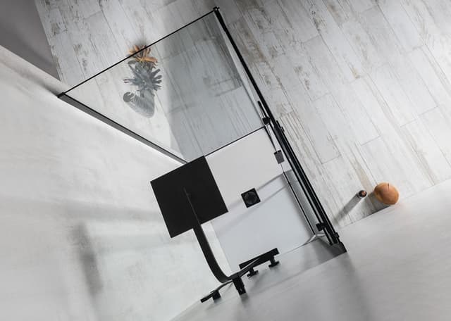 ALTIS LINE BLACK prostokątna kabina prysznicowa 1200x1000 mm