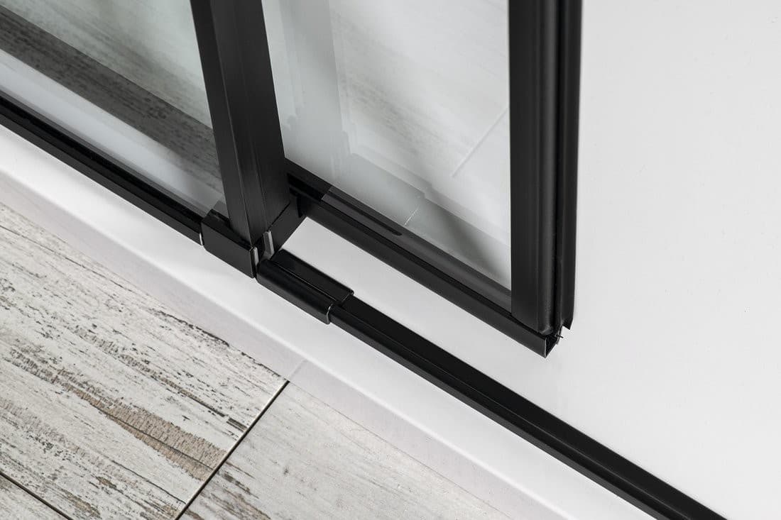 ALTIS LINE BLACK prostokątna kabina prysznicowa 1500x900 mm